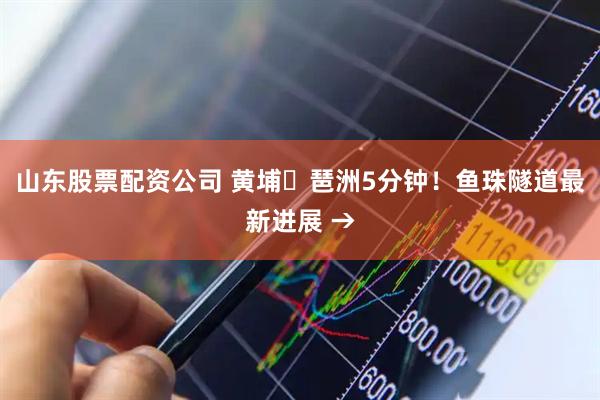 山东股票配资公司 黄埔↔琶洲5分钟！鱼珠隧道最新进展 →